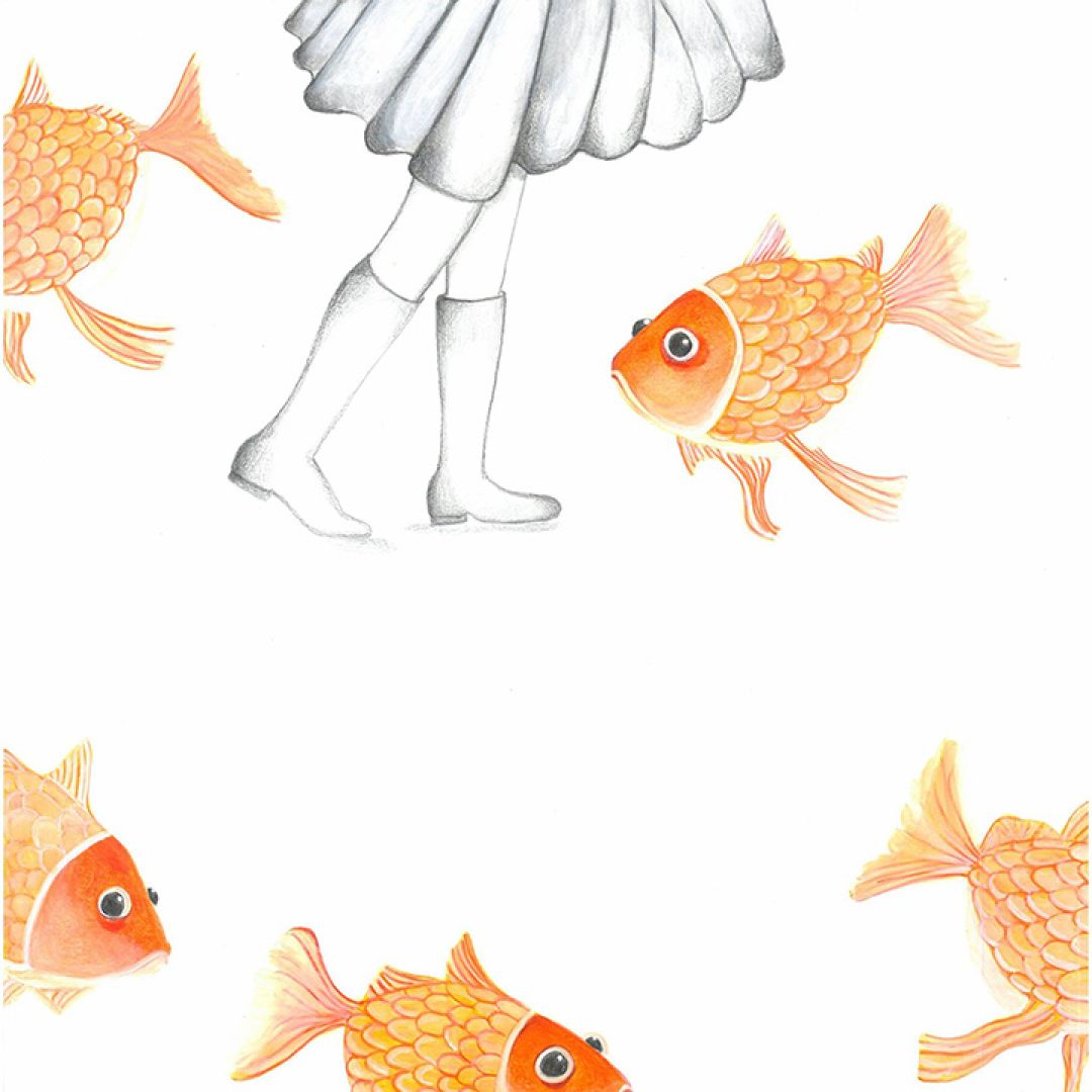 Creo in apnea, illustrazione di Adriana Iannucci per Cose Belle Contest d'illustrazione 2017