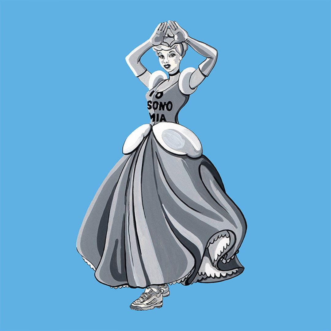 Reclaim Cinderella, illustrazione di Sara Luciani per Cose Belle Contest d'illustrazione 2020