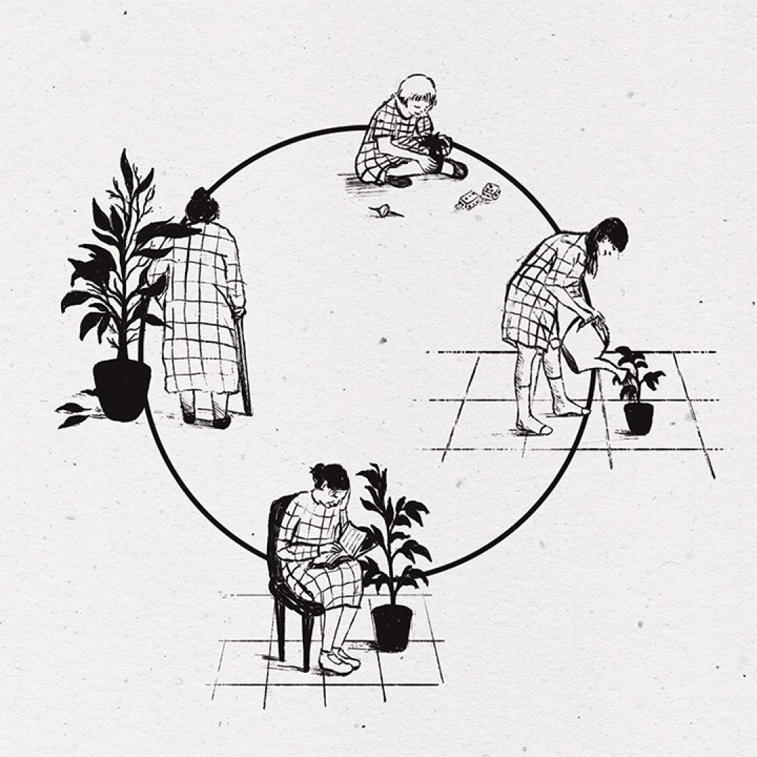 Ri-Generazione, illustrazione di Ludovica Fantetti per Cose Belle Contest d'illustrazione 2020