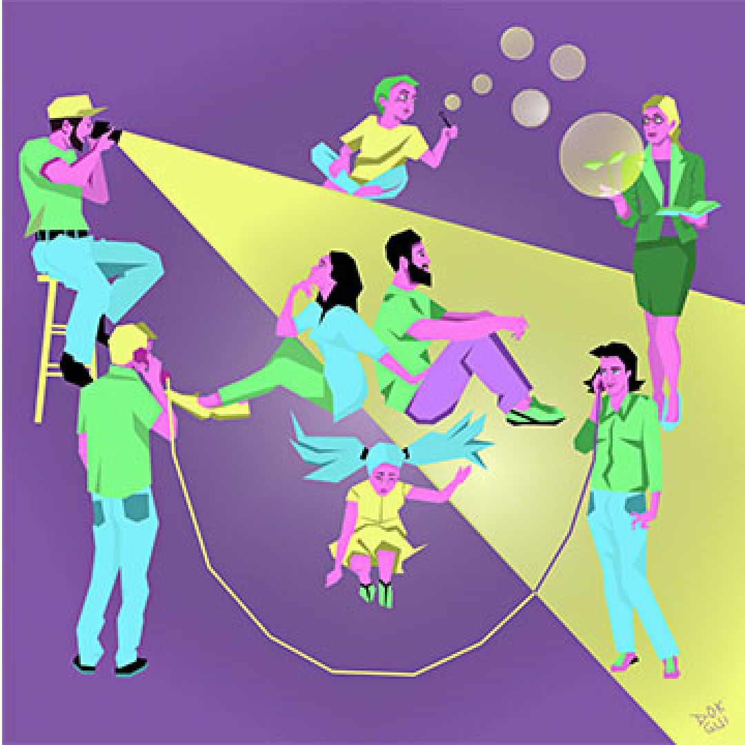 Connessioni, illustrazione di Guido Lussana per Cose Belle Contest d'illustrazione 2021
