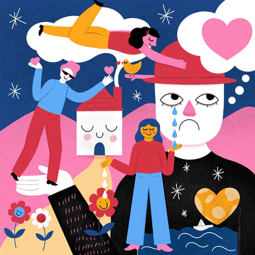 Empatia, illustrazione di Samantha Bisogno per Cose Belle Contest d'illustrazione 2021