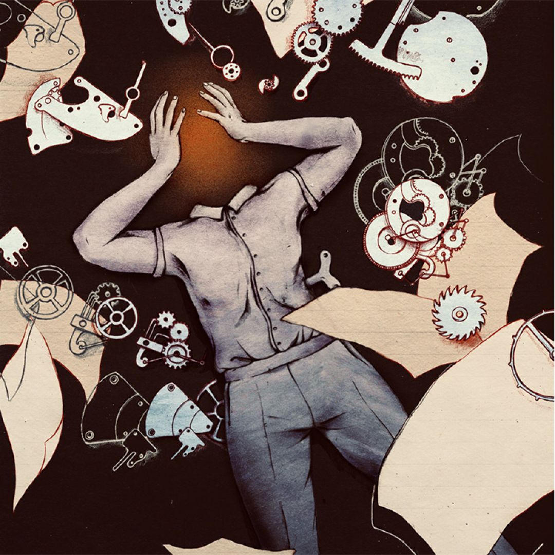 Not Like Clockwork, illustrazione di Anna Sorokina per Cose Belle Contest d'illustrazione 2021