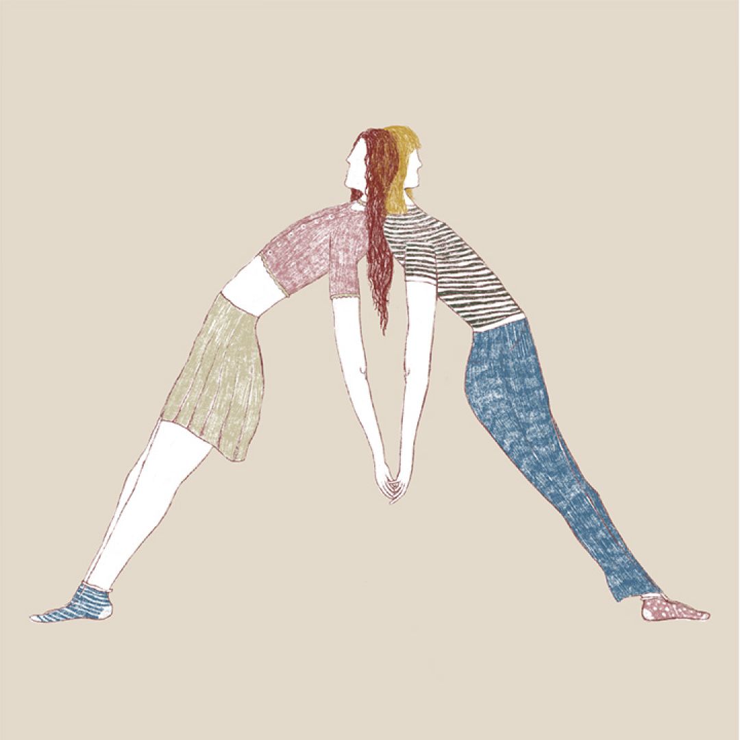Se cadi tu, cado anch'io, illustrazione di Marianna Nieddu per Cose Belle Contest d'illustrazione 2021
