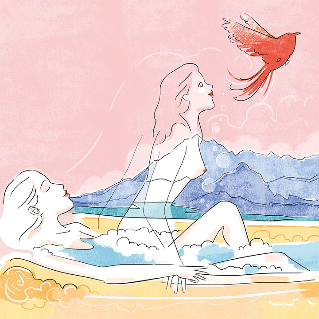Fenice, illustrazione di Chiara Bettega per Cose Belle Contest d'illustrazione 2020