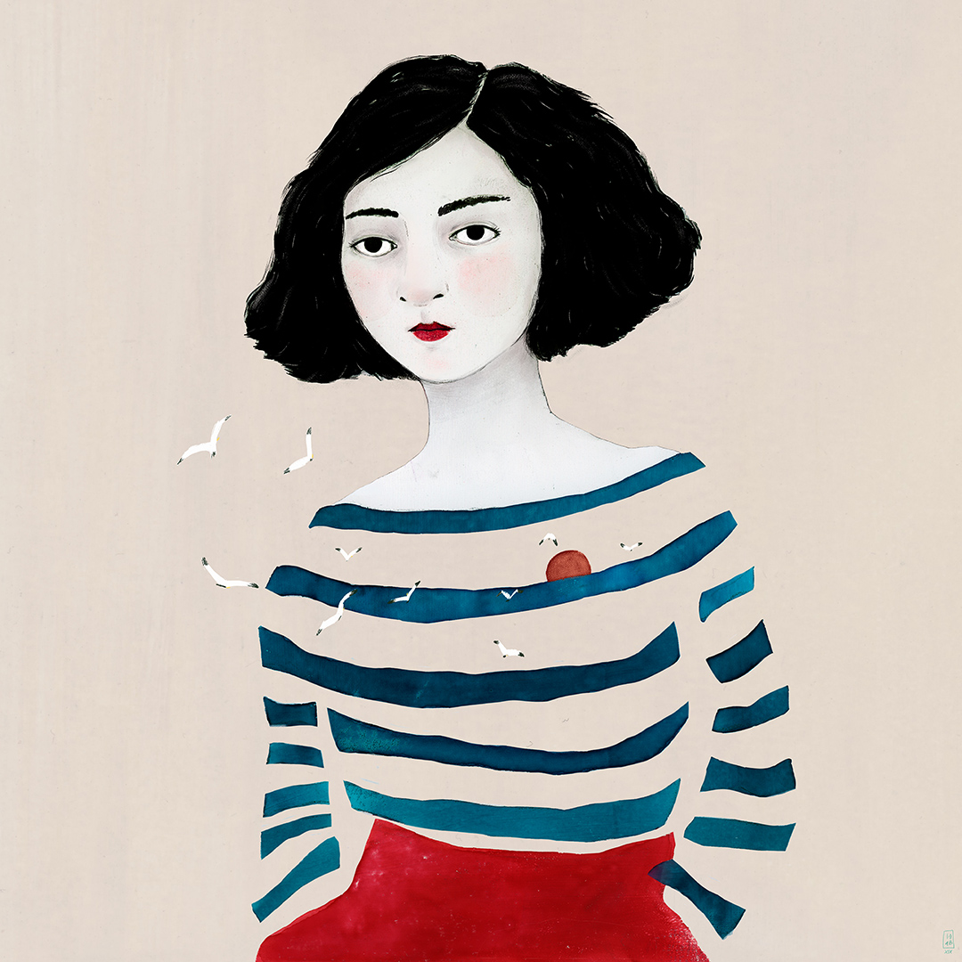 Oltremare, illustrazione di Isabella Conti per Cose Belle Festival 2019