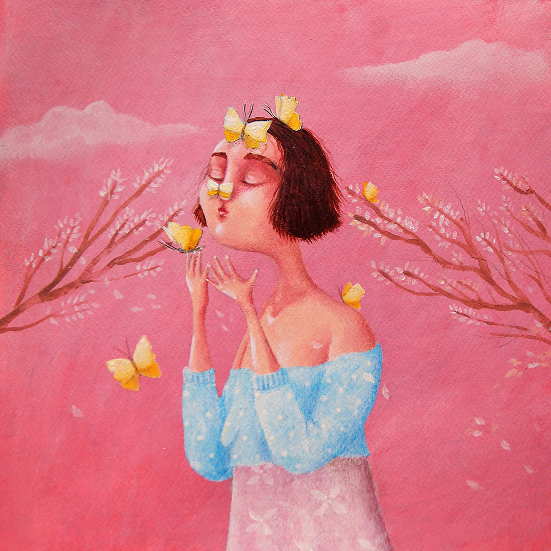 Sogno, illustrazione di Bianca Passaglia per Cose Belle Festival 2019