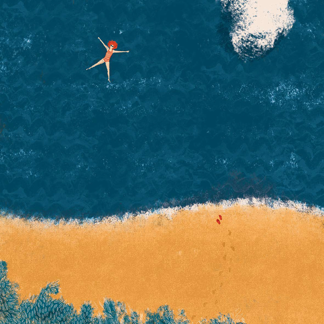 Waves lullaby, illustrazione di Gaia Ferroni per Cose Belle Festival 2019