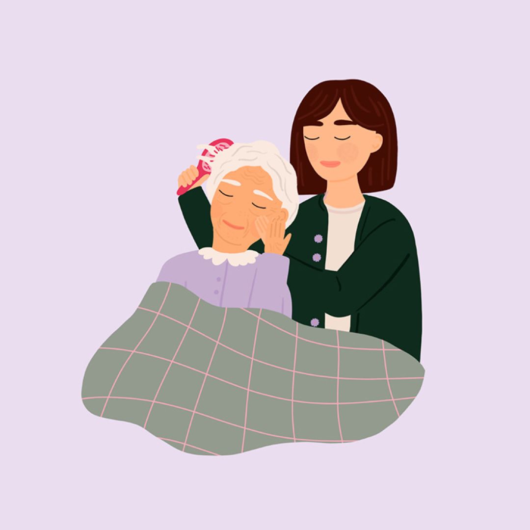 La semplicità di un gesto, illustrazione di Melania Vicentini per Cose Belle Contest d'illustrazione 2022
