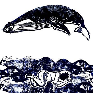 Nel mare, illustrazione di Claudia Pagliarulo per Cose Belle Contest d'illustrazione 2023