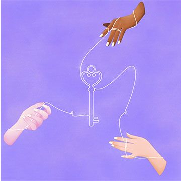 La chiave, illustrazione di Alessandra Grazioli per Cose Belle Contest d'illustrazione 2021