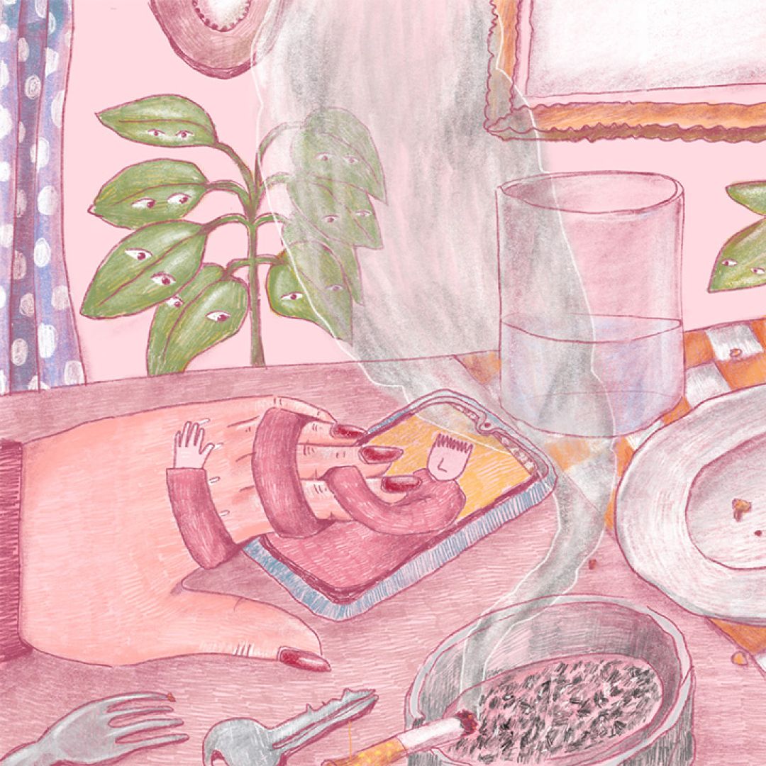 Touch, illustrazione di Laura Fusco per Cose Belle Contest d'illustrazione 2021
