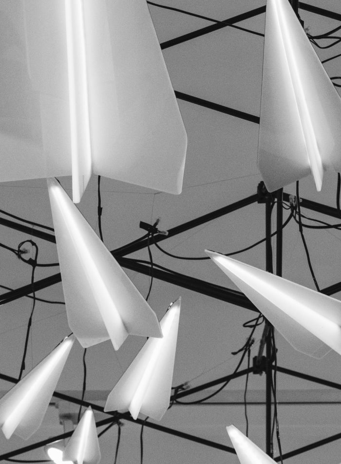 Flight of memory, l'installazione realizzata dall'artista Luigi Rovella per Cose Belle Festival