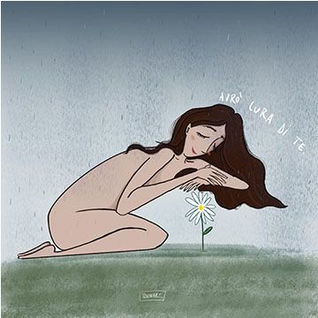 Cura, illustrazione di Miriana Pirrottina per Cose Belle Contest d'illustrazione 2022