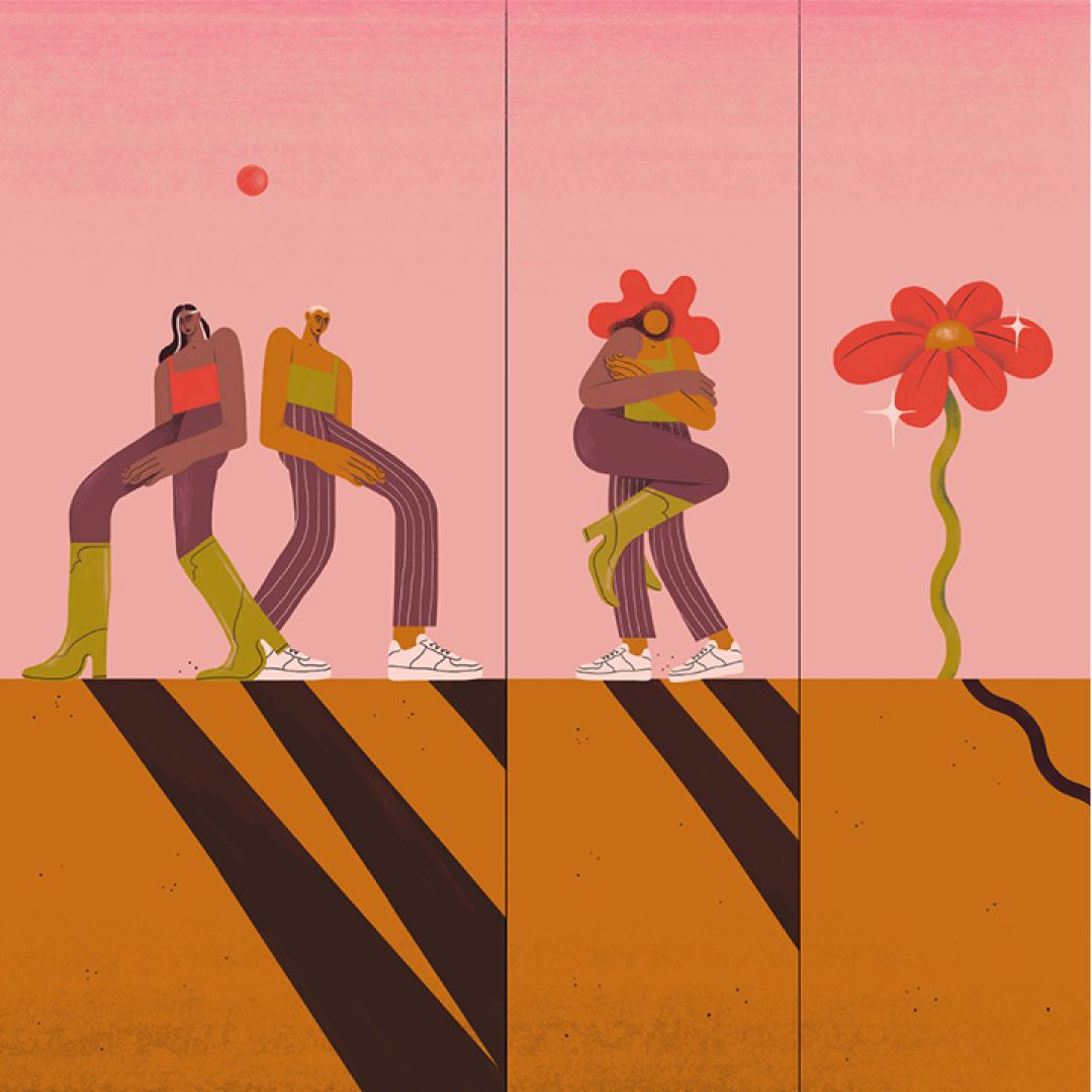 Iperconnessi, illustrazione di Marianna Poggioni per Cose Belle Contest d'illustrazione 2021