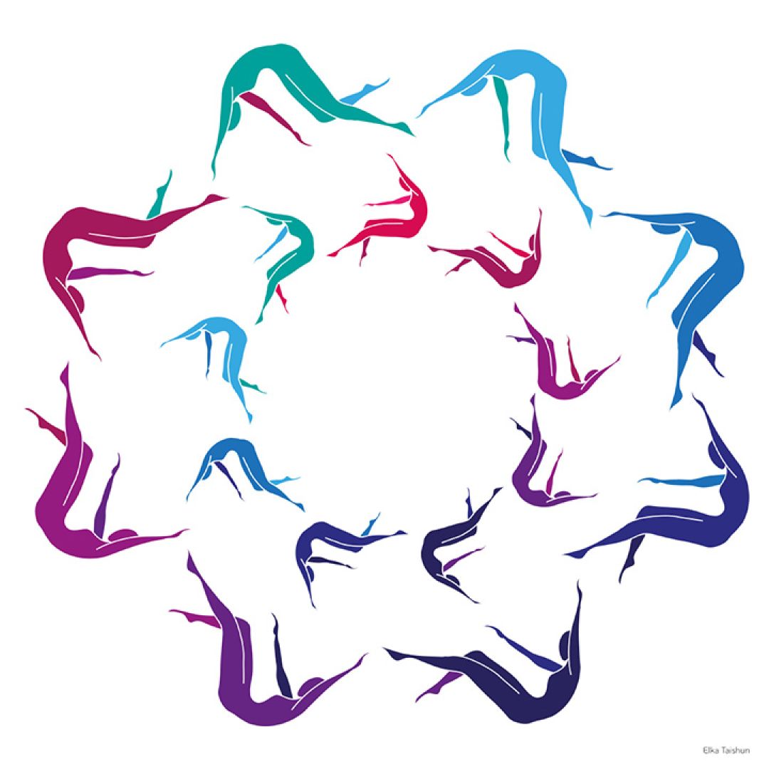 Colour-Action, illustrazione di Stefania Rattile per Cose Belle Contest d'illustrazione 2021