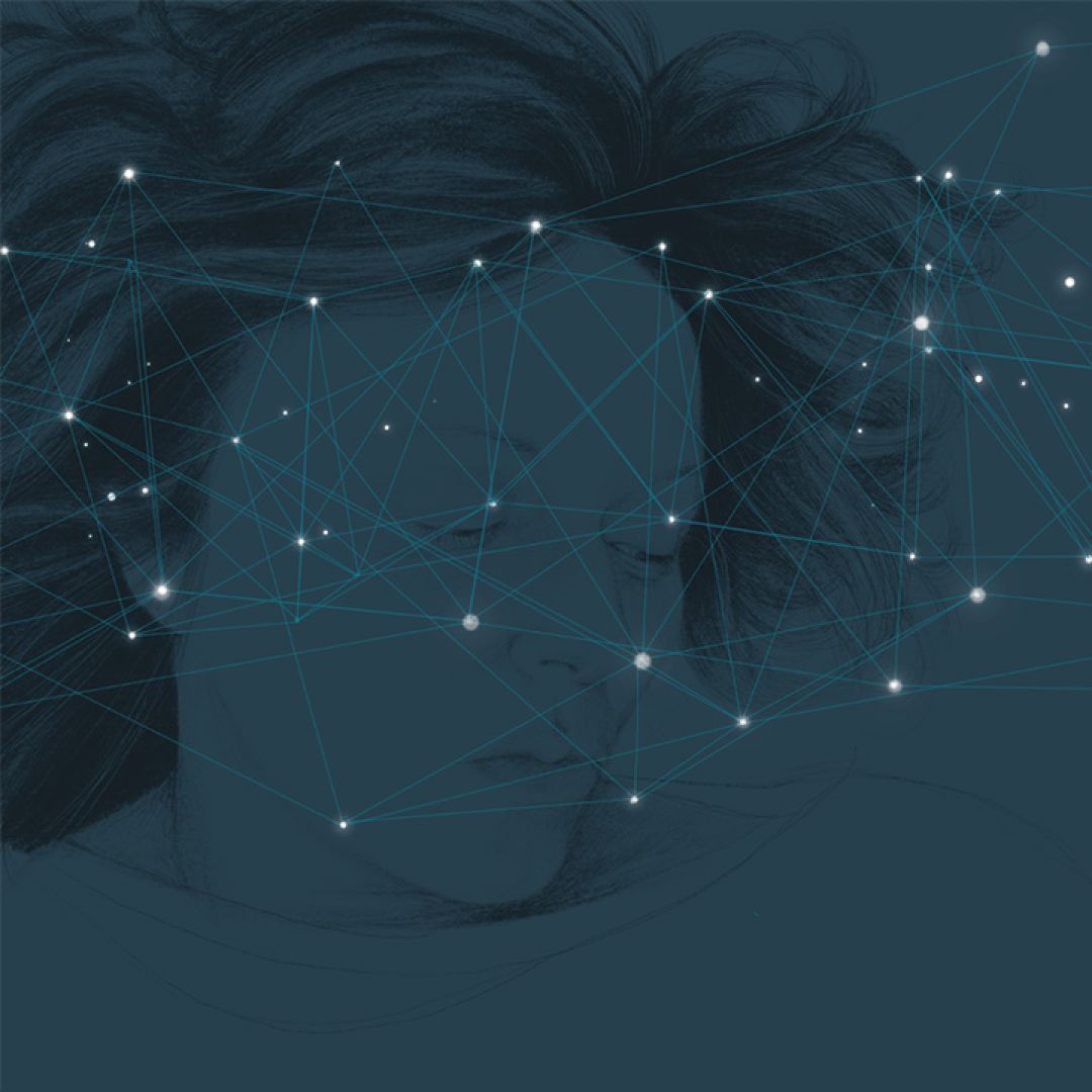 Intrecci di stelle, illustrazione di Candia Castellani per Cose Belle Contest d'illustrazione 2021