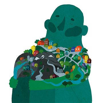 Questa è la mia rigenerazione, illustrazione di Michela Bonfè per Cose Belle Contest d'illustrazione 2020