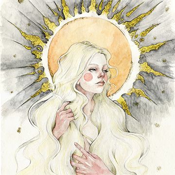 Sta tornando il sole, illustrazione di Giulia Pennino per Cose Belle Contest d'illustrazione 2020