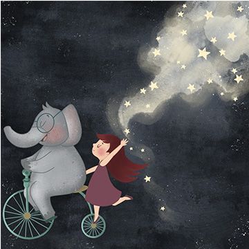 Il biciclo dei sogni, illustrazione di Veronica Caprino per Cose Belle Contest d'illustrazione 2023