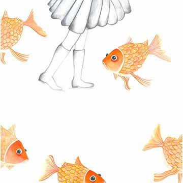 Creo in apnea, illustrazione di Adriana Iannucci per Cose Belle Contest d'illustrazione 2017
