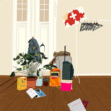 Mamma Italia, illustrazione di Lucia Amaddeo per Cose Belle Contest d'illustrazione 2020