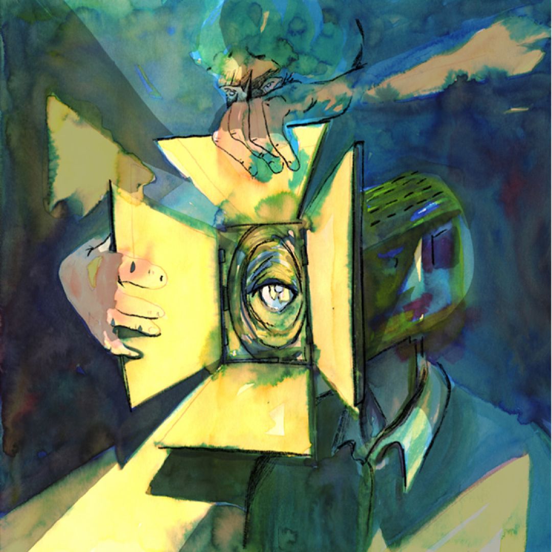Shaping your point of view, illustrazione di Alena Demchenko per Cose Belle Contest d'illustrazione 2021