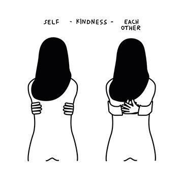 Self-Kindness-Each Other, illustrazione di Roberta Abeni per Cose Belle Contest d'illustrazione 2022