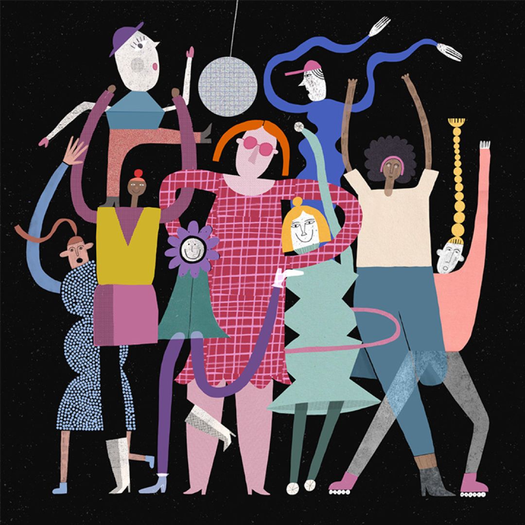 Human interaction, illustrazione di Zofia Chamienia per Cose Belle Contest d'illustrazione 2021