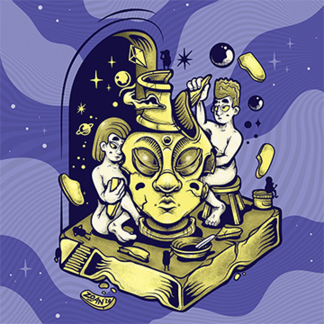 The Eternal Repair, illustrazione di Nicolas Lopez per Cose Belle Contest d'illustrazione 2020