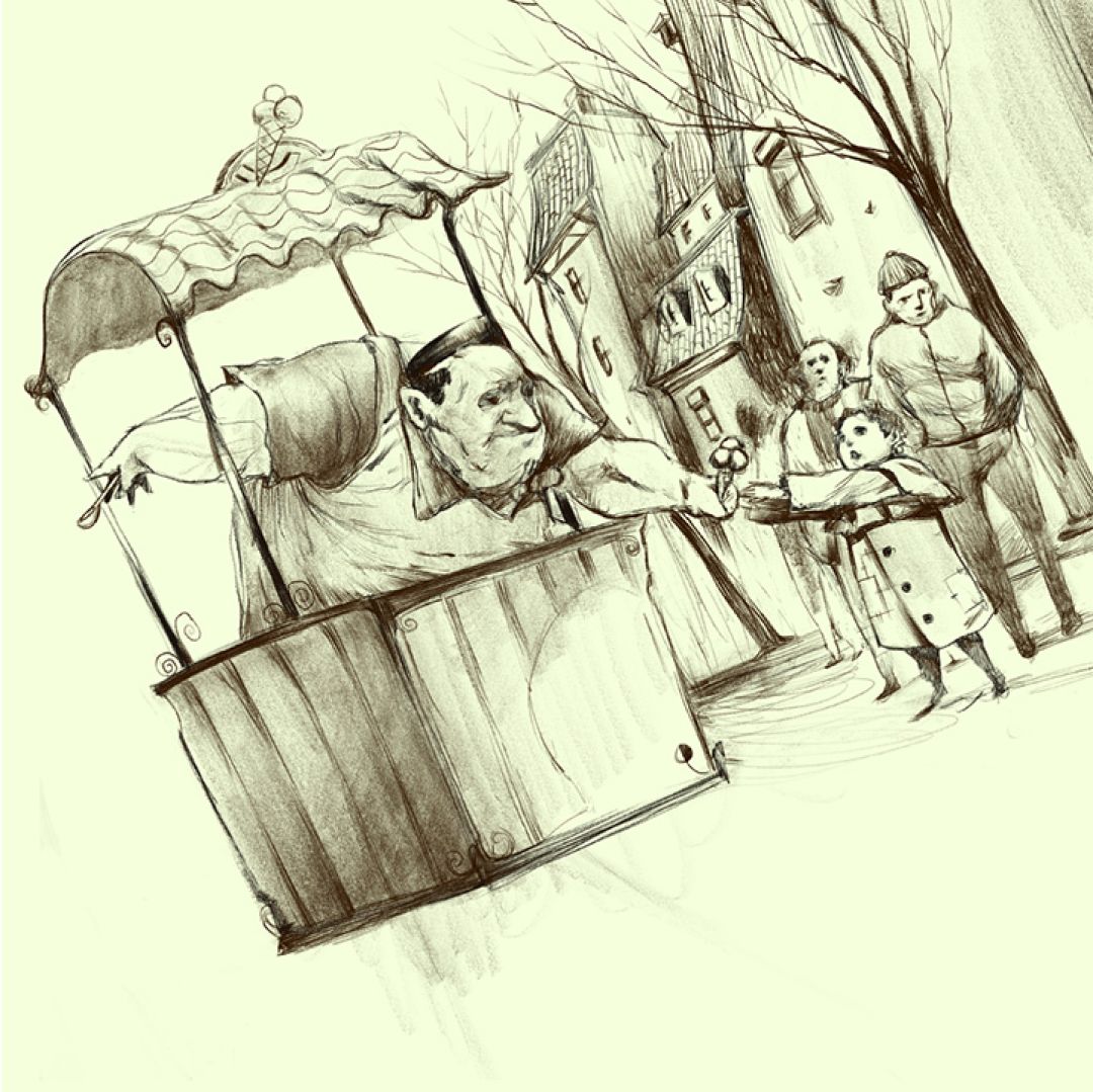 Piccoli gesti, illustrazione di Daniele Raineri per Cose Belle Contest d'illustrazione 2022