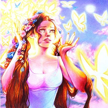 Leggera come una Farfalla, illustrazione di Erika Cangemi per Cose Belle Contest d'illustrazione 2023