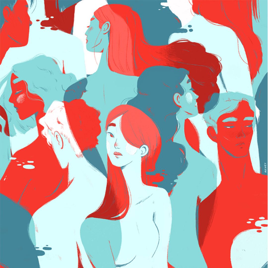 Esistenze permeabili, illustrazione di Alessandra Kerstulovich per Cose Belle Contest d'illustrazione 2021