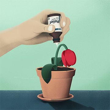 Relief, illustrazione di Vito Ansaldi per Cose Belle Contest d'illustrazione 2020
