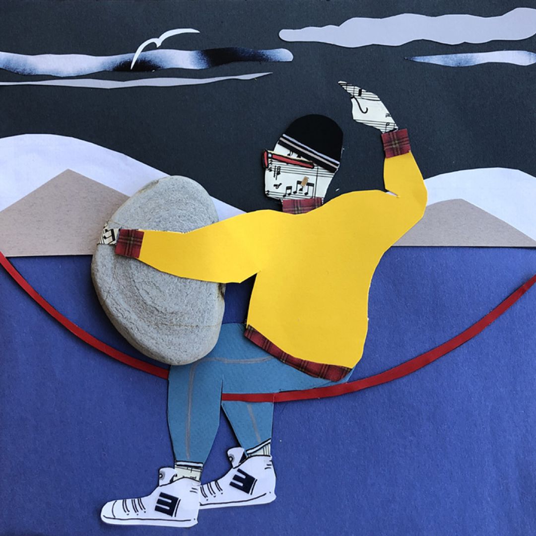 Rolling Stone, illustrazione di Alessia Montefusco per Cose Belle Contest d'illustrazione 2022