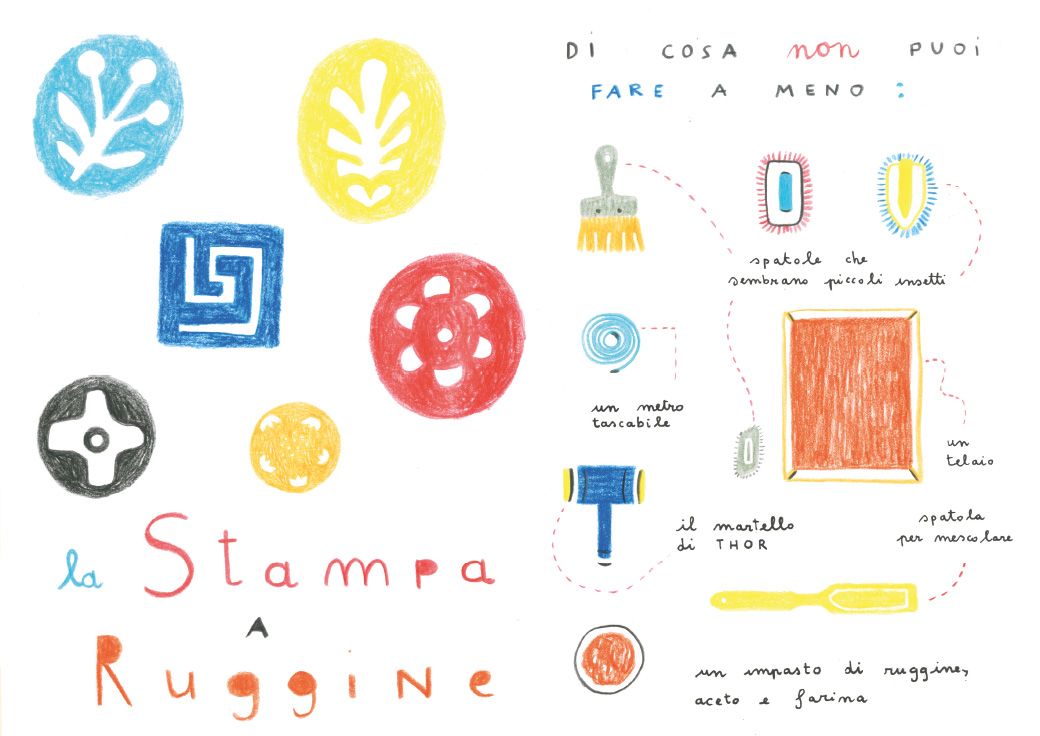 Tavola 8, illustrazione realizzata da Silvia Benedetti durante la Residenza D'Artista Cose Belle OFF 2019.