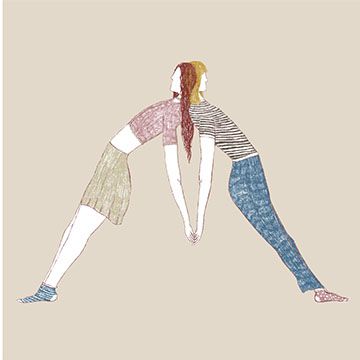 Se cadi tu, cado anch'io, illustrazione di Marianna Nieddu per Cose Belle Contest d'illustrazione 2021