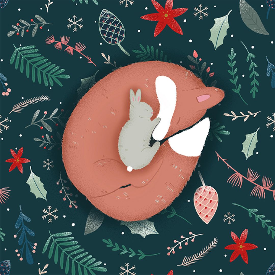 Autunno avvolgente, illustrazione di Sara Marinelli per Cose Belle Contest d'illustrazione 2021