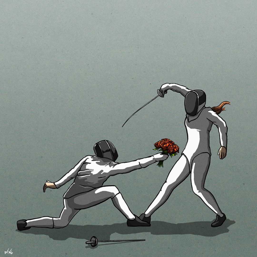 Can we make up?, illustrazione di Davide Di Dio per Cose Belle Contest d'illustrazione 2022