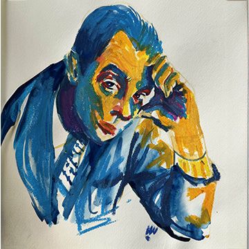 Colors of Italo Calvino, illustrazione di Saba Haghjooei per Cose Belle Contest d'illustrazione 2023