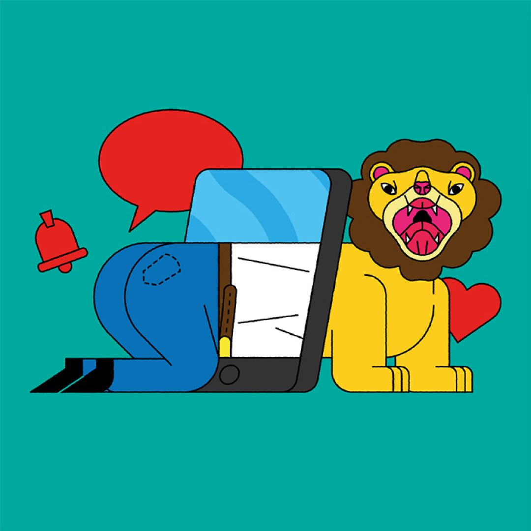 Cuor di leone, illustrazione di Nicholas Martini per Cose Belle Contest d'illustrazione 2021