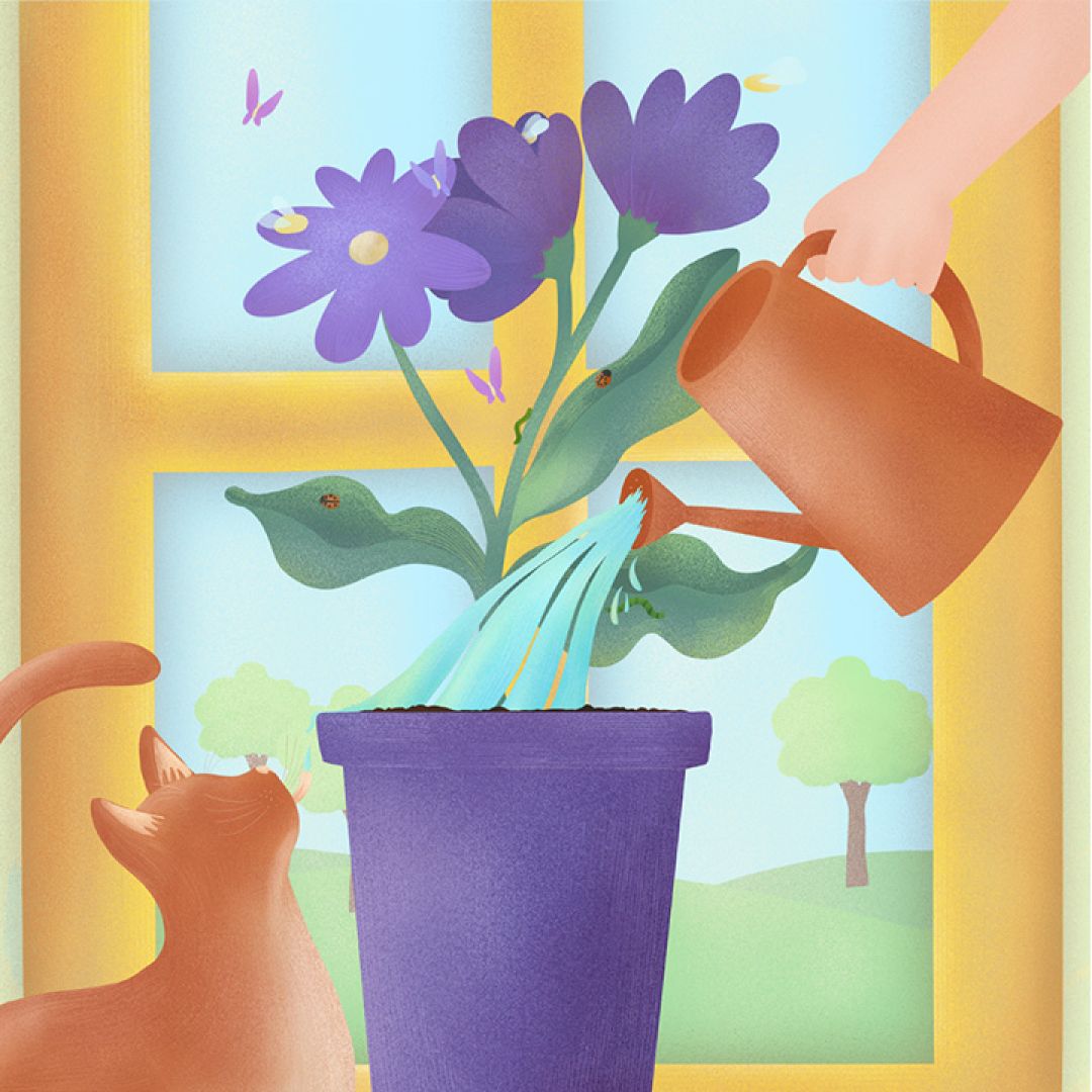 Da cosa nasce cosa, illustrazione di Sofia Elisa Agostini per Cose Belle Contest d'illustrazione 2021