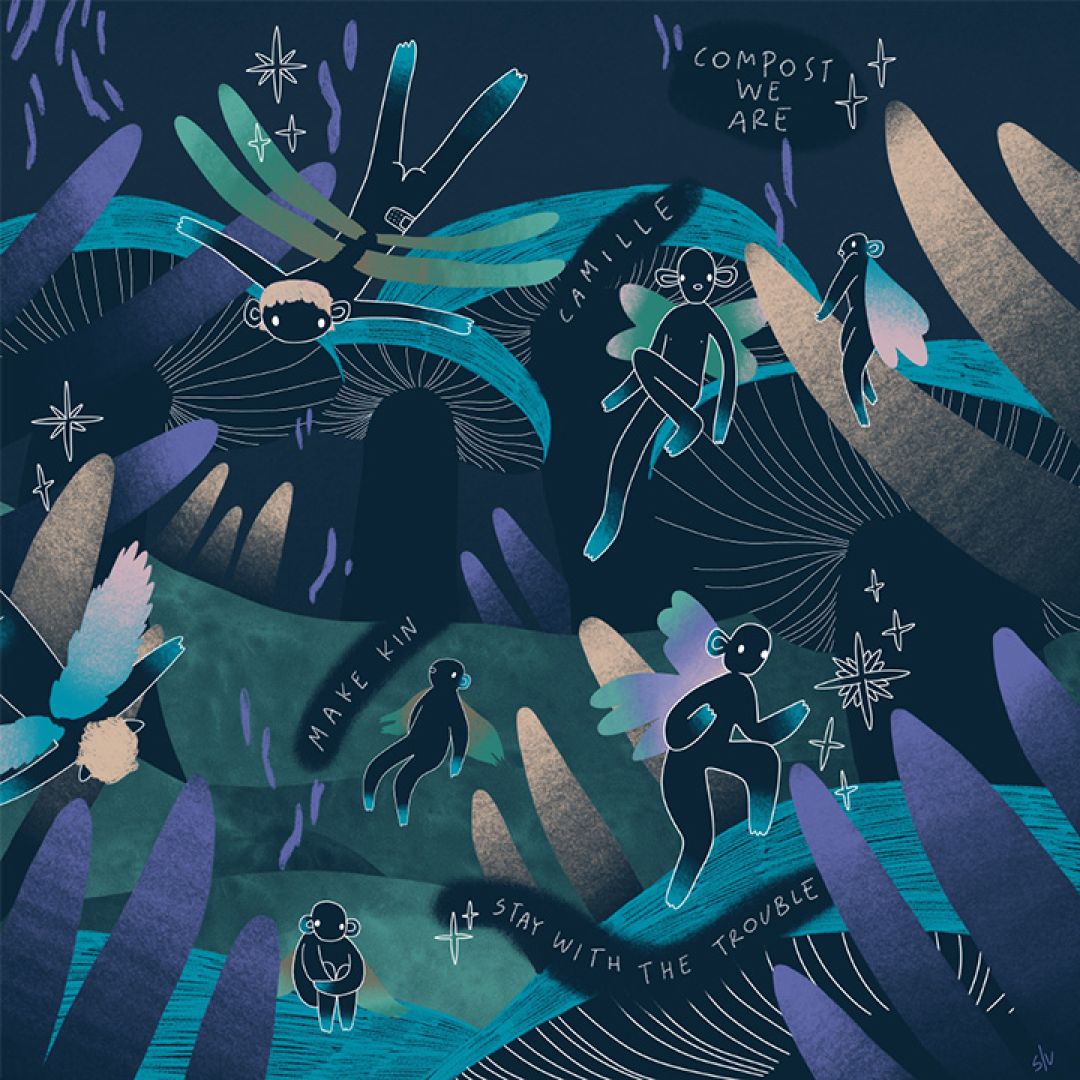 Camille e i suoi mille fratelli, illustrazione di Silvia Marsili per Cose Belle Contest d'illustrazione 2021