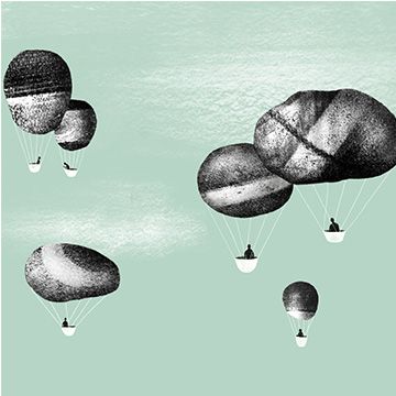 La leggerezza dei sassi, illustrazione di Martina Cardellini per Cose Belle Contest d'illustrazione 2023