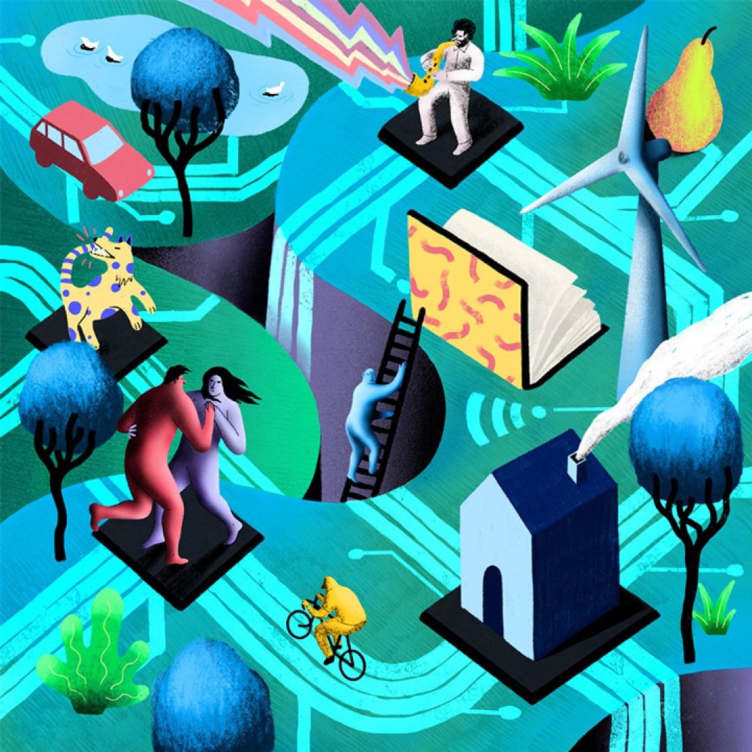 Intermondo, illustrazione di Lorenzo Tabacchi per Cose Belle Contest d'illustrazione 2021