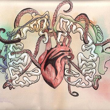 Cardio Dominio, illustrazione di Maria Rosaria Cozza per Cose Belle Contest d'illustrazione 2017