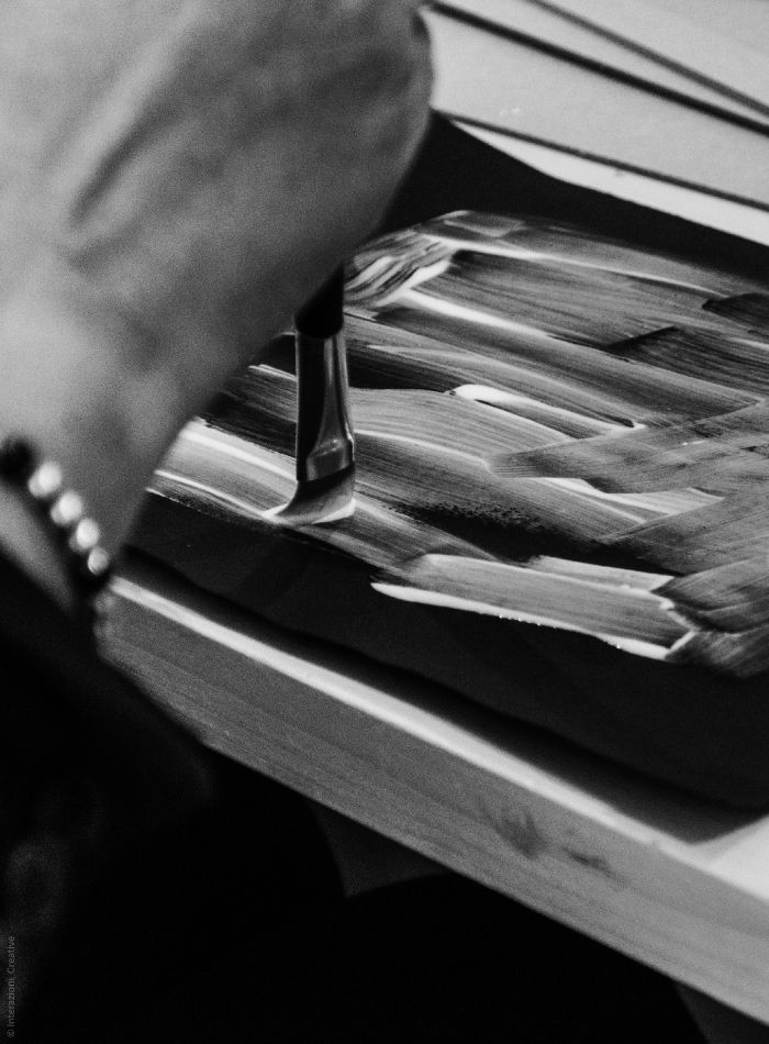 Il Tavolo creativo Legatoria artigianale, tenuto da Angelo Gradilone, a Cose Belle Festival
