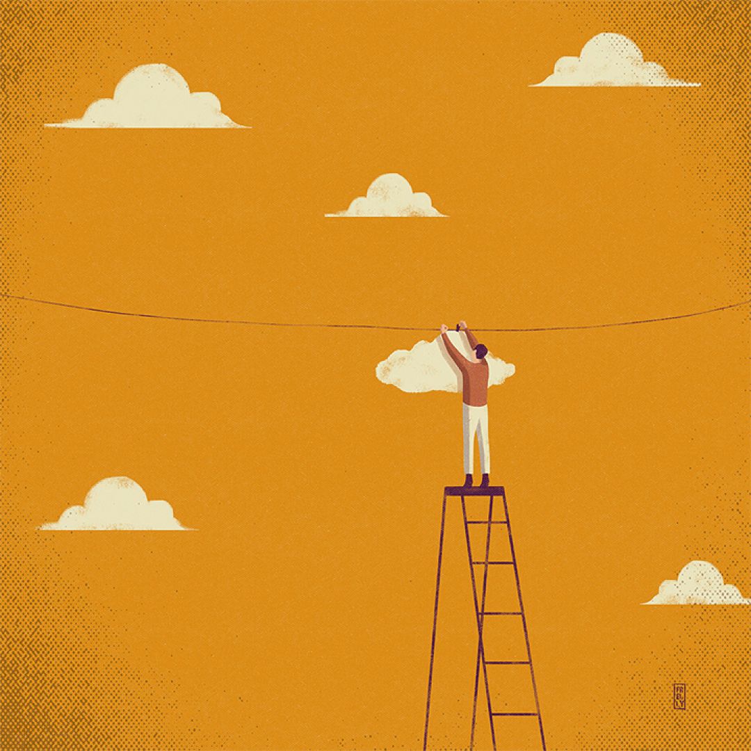 Laundry, illustrazione di Enrico Focarelli Barone per Cose Belle Contest d'illustrazione 2020