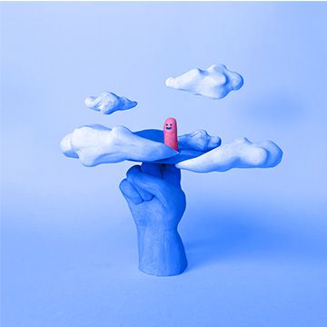 Il cielo con un dito, illustrazione di Paolo Zaami per Cose Belle Contest d'illustrazione 2023