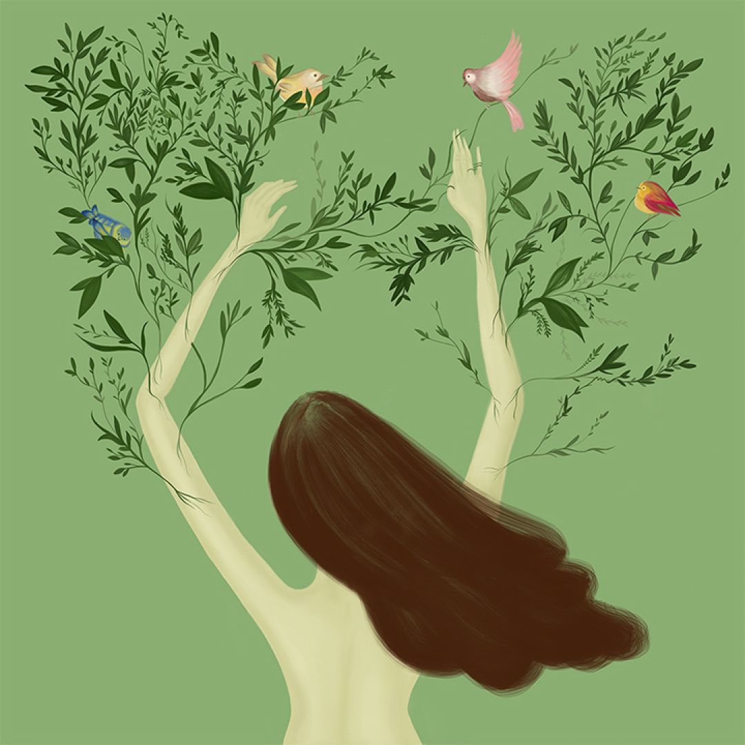 Linfa vitale, illustrazione di Alice Cordaro per Cose Belle Contest d'illustrazione 2020