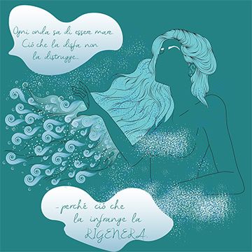 Spuma di Mare, illustrazione di Lucia Zuppa per Cose Belle Contest d'illustrazione 2020